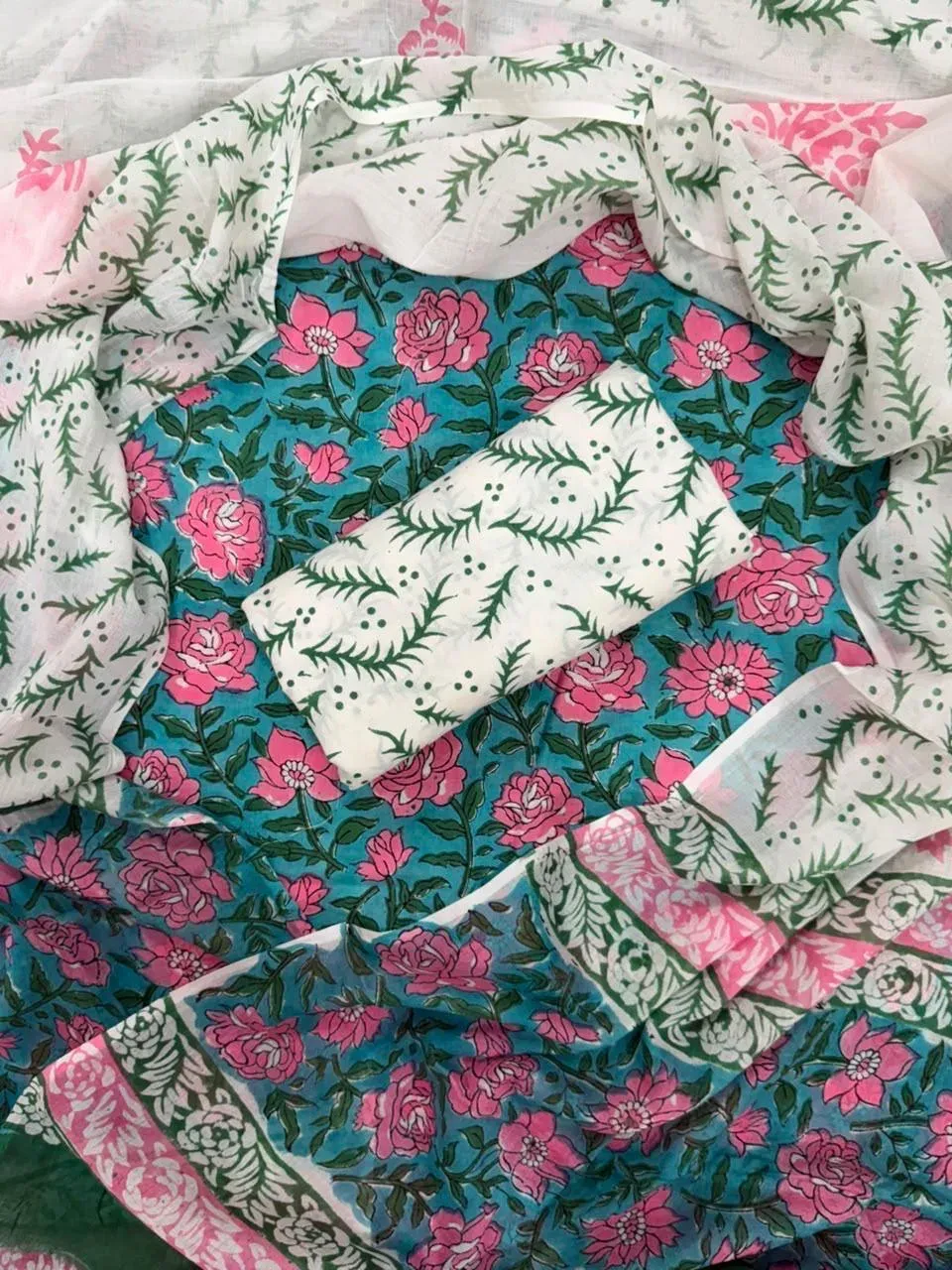 Cotton Suit · हरित गुलाब
